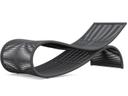 Wave Aluminum Rope Chaise Lounge in Pebble