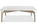 Aurora 44-Inch Square Stone Coffee Table