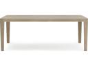 Edenton 79-Inch Teak Rectangular Dining Table in Sea Oat