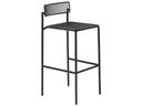 Rachel Galvanized Iron Counter Stool in Black