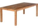 Linear 79-Inch Rectangle Teak Dining Table in Natural Teak