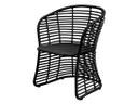 Cane-line Basket Dining Armchair in Graphite Weave
