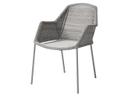 Breeze Stackable Dining Armchair with Cane-line Weave in Taupe