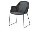 Breeze Stackable Dining Armchair in Black Cane-line Weave