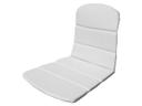 Breeze White Natte Chair Seat/Back Cushion