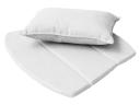 Breeze White Natte Lounge Chair Cushion Set