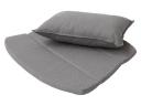 Breeze Taupe Natte Lounge Chair Cushion Set