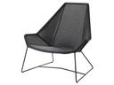 Cane-line Breeze Highback Chair in Black Weave