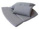 Breeze Grey Natte Highback Chair Cushion Set