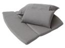 Breeze Taupe Natte Highback Chair Cushion Set