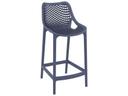 Air Dark Gray Polypropylene Resin Counter Stool