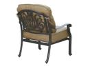 Elisabeth Cast Aluminum Club Chair with Sesame Cushions in Antique Bronze