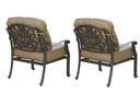 Elisabeth Cast Aluminum Club Chair with Cushions Set of 2