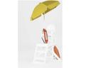 Frankford Lifeguard 6.5 Foot Hexagon Manual Tilt Umbrella