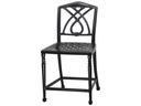 Terrace Cast Aluminum Stationary Balcony Stool without Arms - Welded