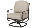 Bella Vista Cast Aluminum Swivel Rocker Outdoor Lounge Chair - No Cushion