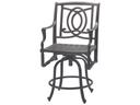 Bel Air Cast Aluminum Swivel Counter Stool