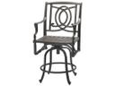 Bel Air Cast Aluminum Swivel Outdoor Counter Stool - No Cushion