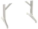 Alpha Resin White Lateral Table Base
