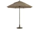 Windmaster 7.5 Foot Round Aluminum Fiberglass Umbrella in Taupe