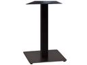 Gamma Steel Black Square Dining Height Table Base