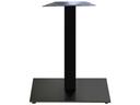 Gamma Square Dining Height Table Base in Black