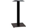 Gamma Steel Black Square Bar Height Table Base