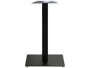Gamma Steel Black Square Bar Height Table Base