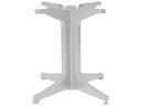 Alpha Resin Large Pedestal Table Base in White