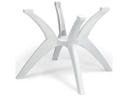 Classic Resin Y-Leg Pedestal Table Base in White