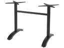 Ecofix Rail Mount Aluminum Sliver Gray Lateral Table Base
