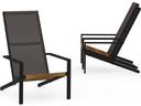 Bondi Sling Aluminum Teak Adirondack