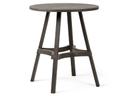 Combo 28-Inch Round Fiberglass Polypropylene Dining Table in Terra