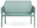 NET Resin Stackable Bench in Salice Green