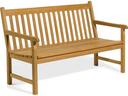 Classic Teak 60.5-Inch Patio Bench in Natural