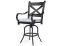 Monterey Aluminum Cushion Counter Stool in Old World Copper
