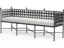 Provence 72-Inch Wrought Iron Bench in Century Pewter