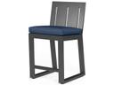 Redondo Aluminum Cushion Counter Stool with Sunbrella Spectrum Indigo