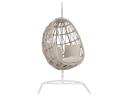 Dana Hanging Patio Swing Chair in Linen Canvas