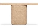 Suraya Concrete Faux Travertine 55" Console Table