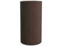 Gatsby Tall Cylinder Planter in Bronze