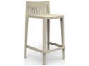 Spritz Ecru Matte Resin Counter Stool Set of 4
