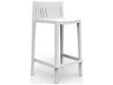 Spritz White Matte Resin Counter Stool Set of 4