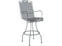 Briarwood Wrought Iron Swivel Bar Stool