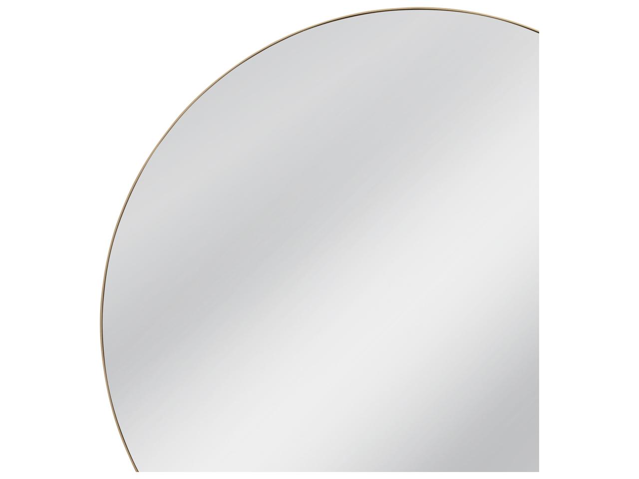 Bassett Mirror Tucker 72-Inch Round Wall Mirror — Antique Gold