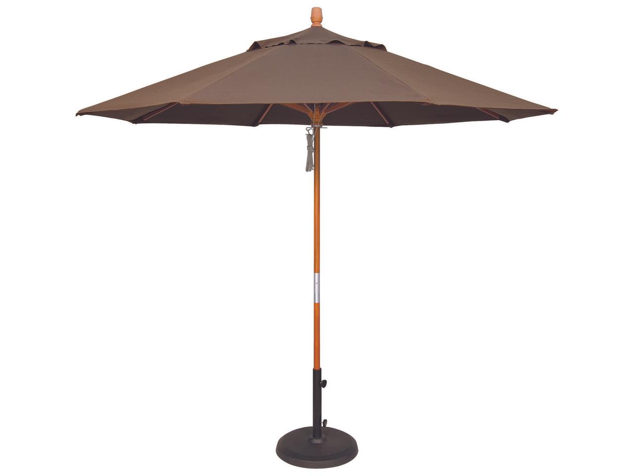 House on the hill ワンピースumbrella 90 Treasure Garden Market Wood 9 Foot Octagon Quad Pulley Lift