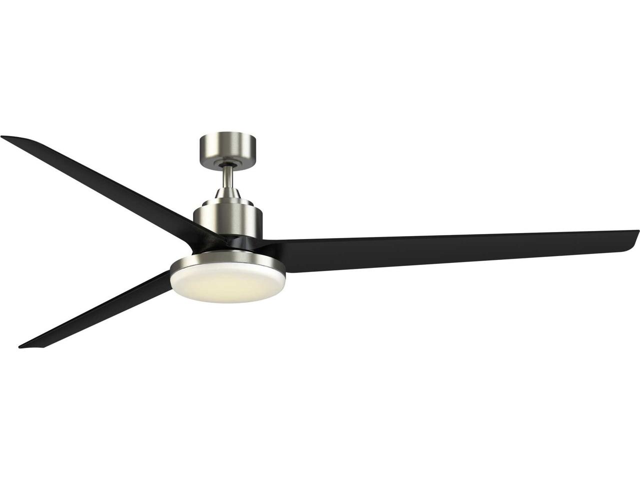 Zild Fans Fanimation Triaire Custom Outdoor Ceiling Fans | FPD8515BN-84BLW-12LK ...