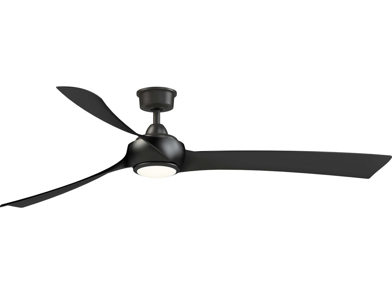 Fanimation Wrap Custom Ceiling Fans | FPD8531DZ-72BL-LK | LuxeDecor