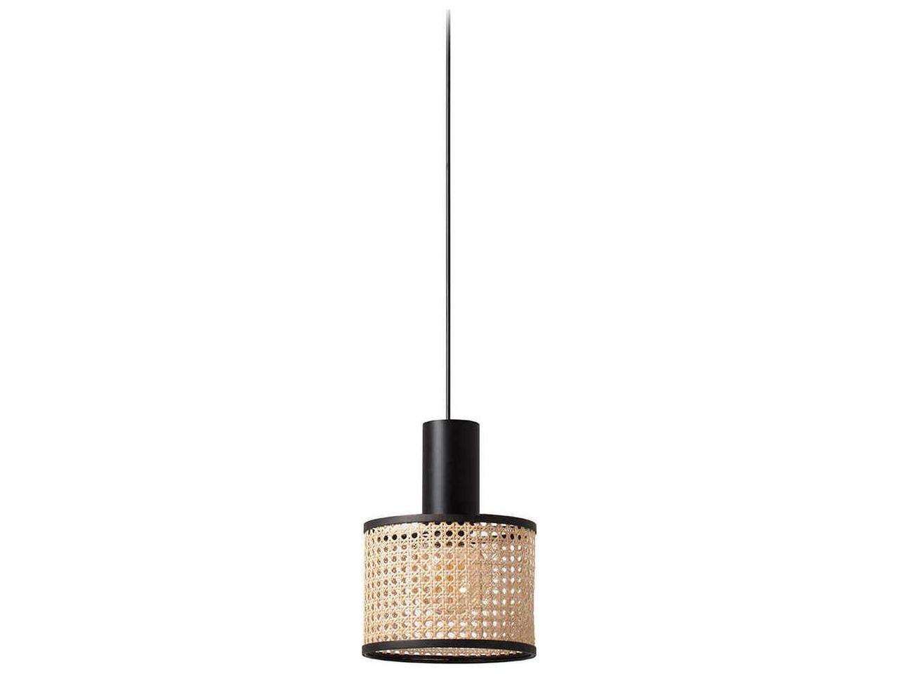 Faro Barcelona Mambo Matt Black Drum Mini Pendant | 64315-47-US | LuxeDecor