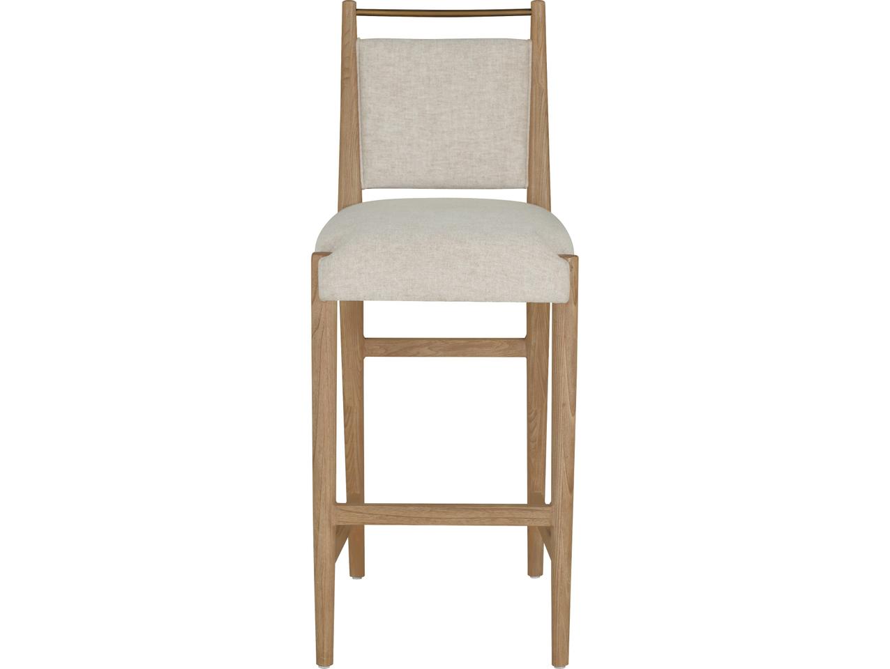 Gabby Highland Dawn Slipaway Sand Upholstered Oak Wood Bar Stool | SCH ...